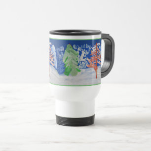 Taza De Viaje Escena de invierno
