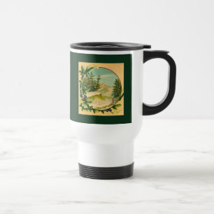 Taza De Viaje Escena de montaña rusa