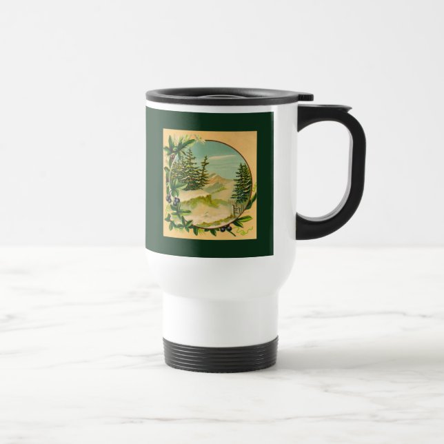 Taza De Viaje Escena de montaña rusa (Derecha)
