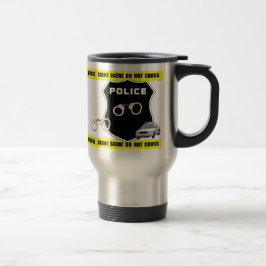 Taza De Viaje Escena del crimen de la policía