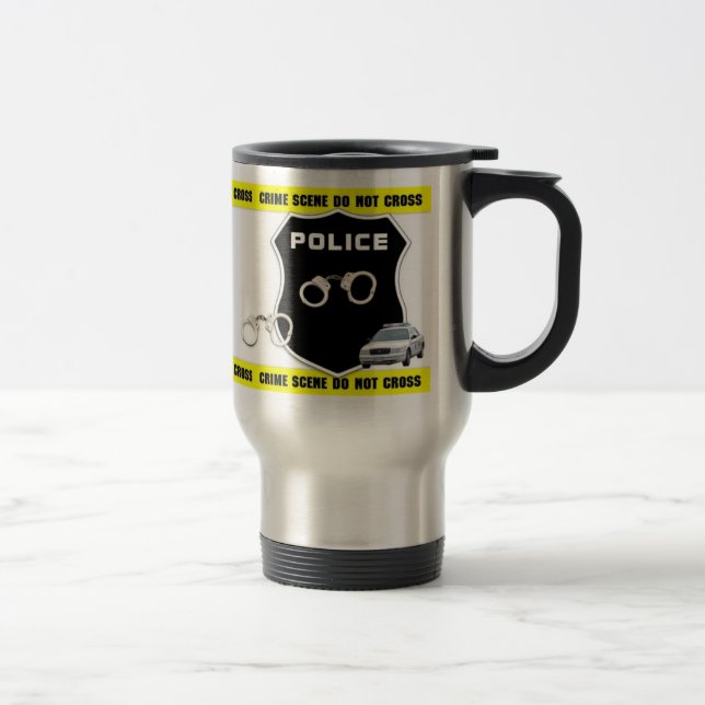 Taza De Viaje Escena del crimen de la policía (Derecha)
