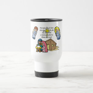 Taza De Viaje Escena linda de la natividad