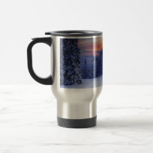 Taza De Viaje Escenario de invierno