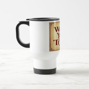Taza De Viaje Escribir su verdad 3