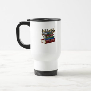 Taza De Viaje Escritor gracioso que escribe libros