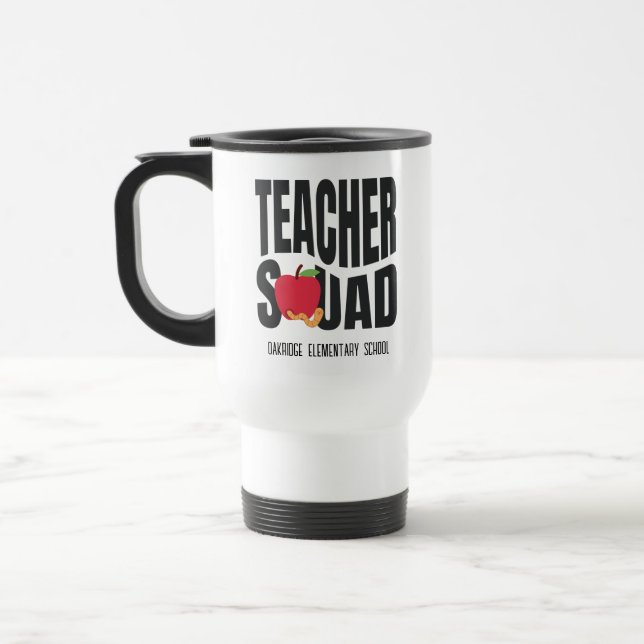 Taza De Viaje Escuadrón de profesores de Apple Rojo (Izquierda)