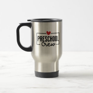 Taza De Viaje Escuadrón preescolar de equipo de enseñanza preesc