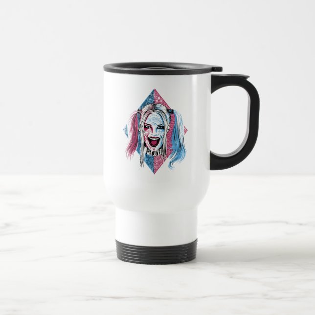 Taza De Viaje Escuadrón suicida | Harley Laugh (Derecha)
