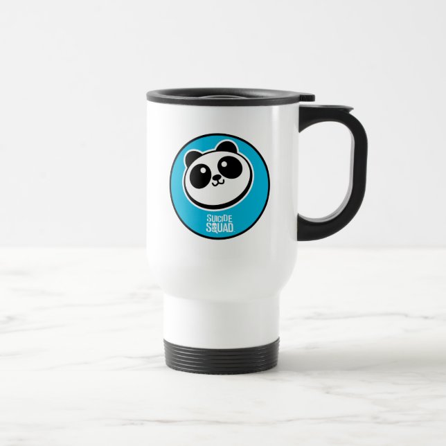 Taza De Viaje Escuadrón suicida | Logo de Panda Purveyors (Derecha)