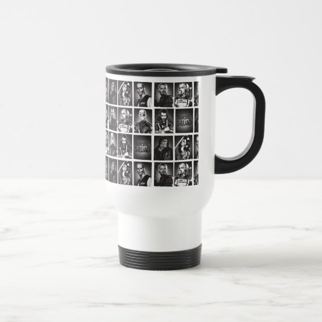 Taza De Viaje Escuadrón suicida | Patrón del anuario (Derecha)