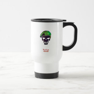 Taza De Viaje Escuadrón suicida   Rick Flag Head Icon