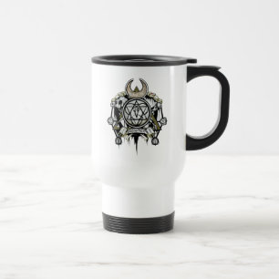 Taza De Viaje Escuadrón suicida   Símbolos de encantos Tattoo Ar