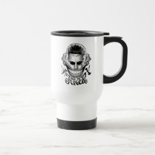 Taza De Viaje Escuadrón suicida   Sonrisa de broma