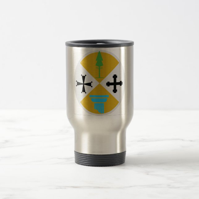 Taza De Viaje Escudo de armas de Calabria (Italia) (Centro)