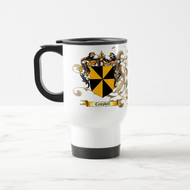 Taza De Viaje Escudo de armas de Campbell (Izquierda)
