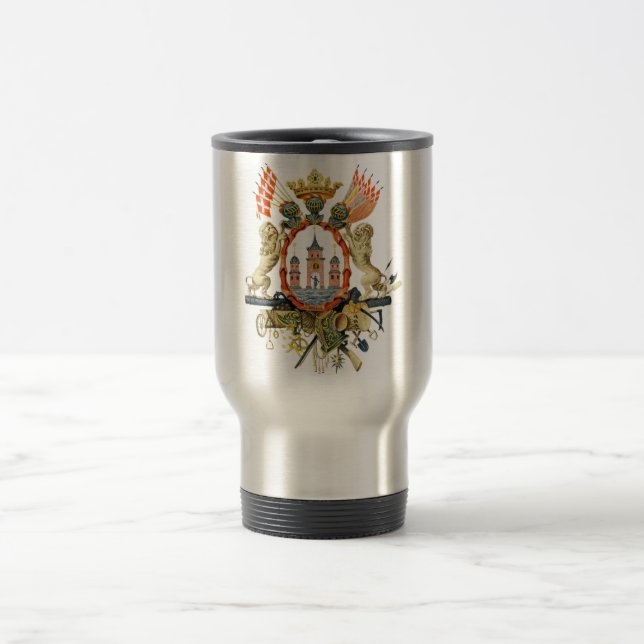 Taza De Viaje Escudo de armas de Copenhague (Centro)