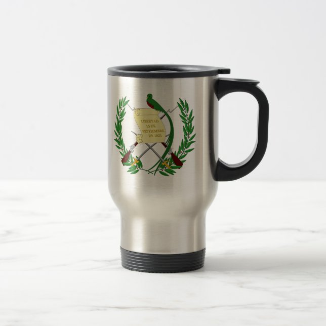 Taza De Viaje Escudo de armas de Guatemala (Derecha)