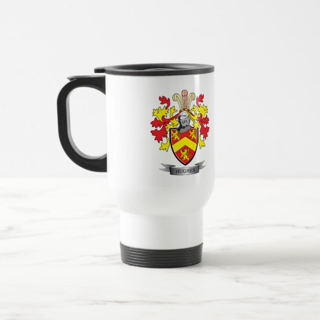Taza De Viaje Escudo de armas de Hughes (Izquierda)