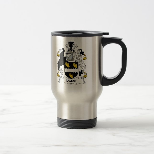 Taza De Viaje Escudo de la familia de Bates (Derecha)