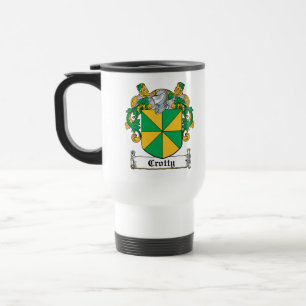 Taza De Viaje Escudo de la familia de Crotty