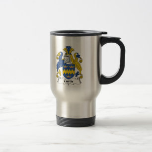 Taza De Viaje Escudo de la familia de Curtis