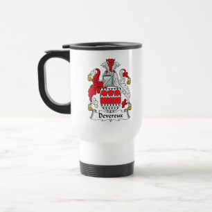 Taza De Viaje Escudo de la familia de Devereux