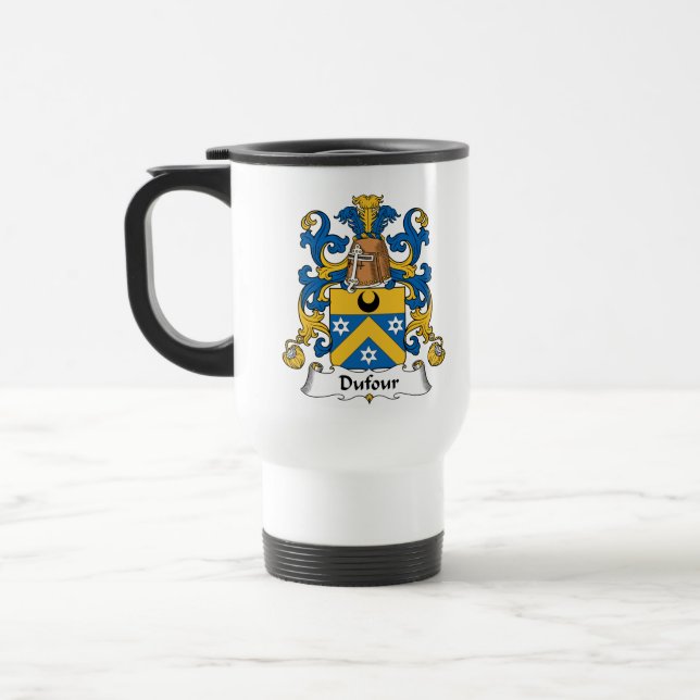 Taza De Viaje Escudo de la familia de Dufour (Izquierda)