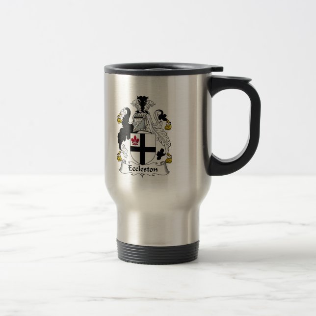 Taza De Viaje Escudo de la familia de Eccleston (Derecha)