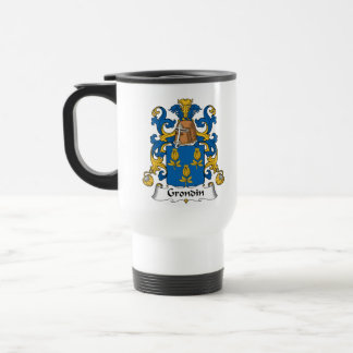 Taza De Viaje Escudo de la familia de Grondin