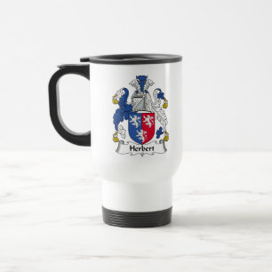 Taza De Viaje Escudo de la familia de Herberto