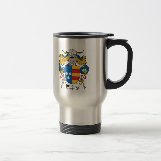 Taza De Viaje Escudo de la familia de Jiménez (Derecha)