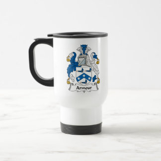 Taza De Viaje Escudo de la familia de la armadura