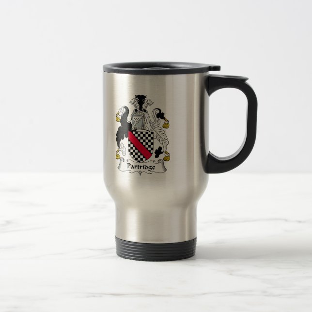 Taza De Viaje Escudo de la familia de la perdiz (Derecha)