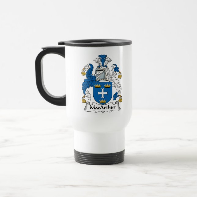 Taza De Viaje Escudo de la familia de MacArthur (Izquierda)