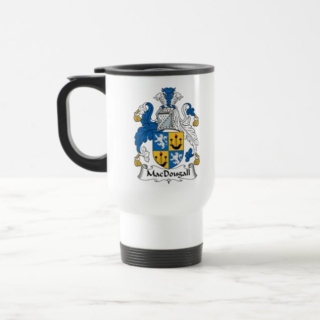 Taza De Viaje Escudo de la familia de MacDougall (Izquierda)