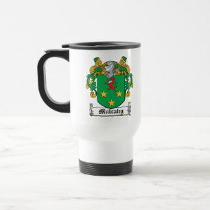 Taza De Viaje Escudo de la familia de Mulcahy