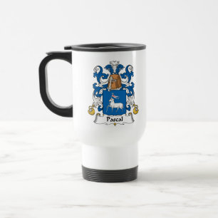 Taza De Viaje Escudo de la familia de Pascal