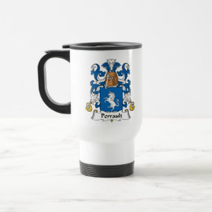 Taza De Viaje Escudo de la familia de Perrault