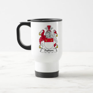 Taza De Viaje Escudo de la familia de Popham