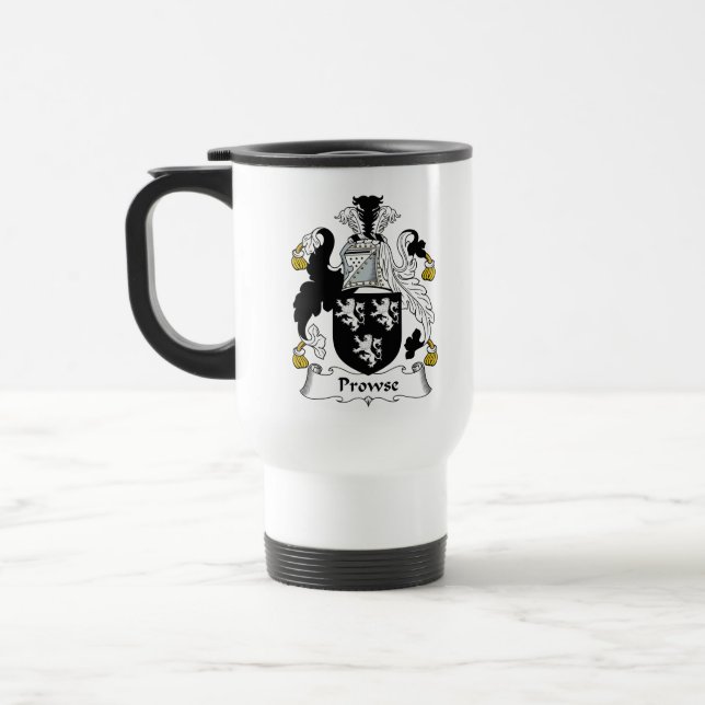 Taza De Viaje Escudo de la familia de Prowse (Izquierda)