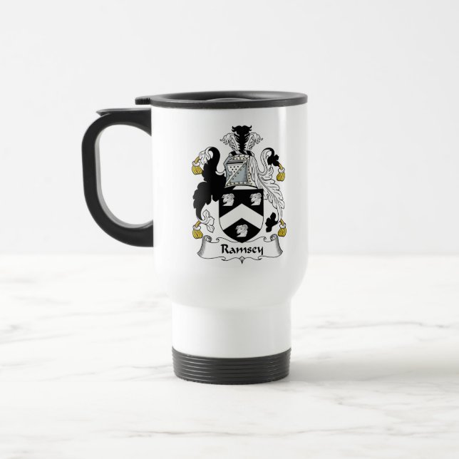 Taza De Viaje Escudo de la familia de Ramsey (Izquierda)