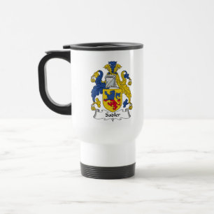 Taza De Viaje Escudo de la familia de Sadler