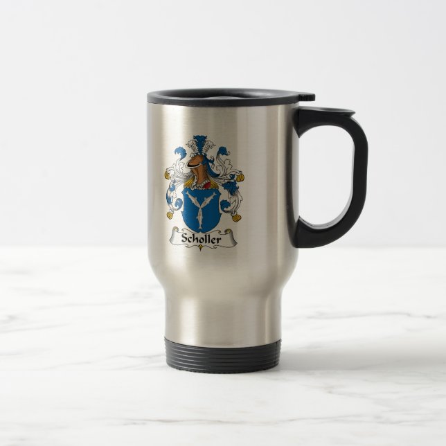 Taza De Viaje Escudo de la familia de Scholler (Derecha)