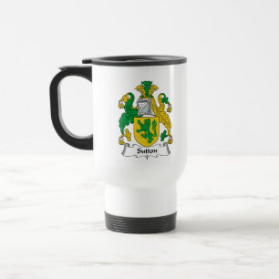 Taza De Viaje Escudo de la familia de Sutton