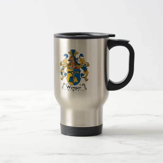 Taza De Viaje Escudo de la familia de Wenger (Derecha)