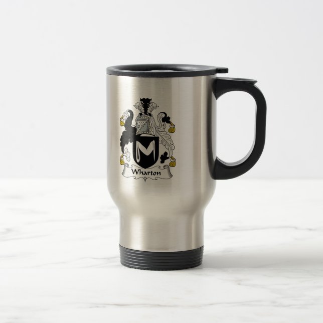 Taza De Viaje Escudo de la familia de Wharton (Derecha)
