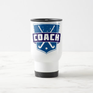 Taza De Viaje Escudo del coche de hockey hierba