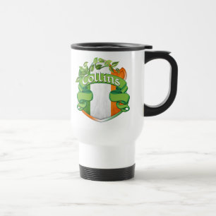 Taza De Viaje Escudo del irlandés de Collins