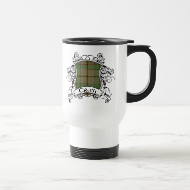 Taza De Viaje Escudo del tartán de Craig (Derecha)