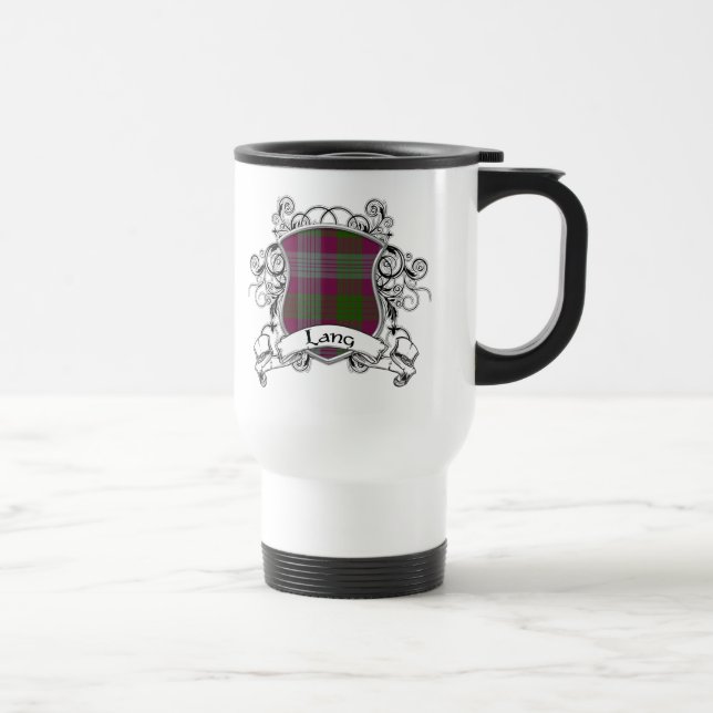 Taza De Viaje Escudo del tartán de Lang (Derecha)